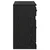 Komode 2 pcs Crni hrast 70 x 35,5 x 67,5 cm Konstruirano drvo