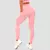 GymBeam Ženske helanke Mesh Panel Pink