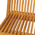 Vrtne stolice sa smeđe-sivim jastucima 6 kom masivna tikovina
