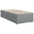 Vidaxl Box spring postelja z vzmetnico svetlo siv 100x200 cm blago