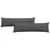 Jastučići za sofu 2 pcs Tamno siva 145 x 40 cm Kordura tekstil