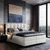 Esposa BOXSPRING POSTELJA 180 cm x 200 cm , tekstil bela