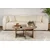 Hanah Home Klub sto Moira, O90x41cm, Braon