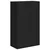 TV zidni ormar Zidne Crna 59,5 x 31 x 100 cm Konstruirano drvo