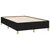 Vidaxl Box spring postelja z vzmetnico črna 120x190 cm blago