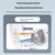 Dacom Bluetooth slušalice AirWings, 32GB, Crne