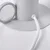 ASKMULLER Stona lampa, podesivog intenziteta svetlosiva, 24 cm
