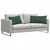 Jastučići za sofu 2 pcs Tamnozelena 80 x 40 cm Kordura tekstil