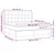 Krevet box spring s madracem LED krem 180x200 cm od tkanine
