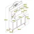 Hanah Home Kuhinjski ormar Lyon 120, Beli