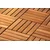 Opviq Drvena pločica 30x30cm, Braon