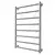 Kupaonski merdevinski radijator INOX FLAT 163W/230V 77x53 cm nerđajući čelik/sjajni hrom