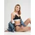Calvin Klein Underwear Nedrček črna/bela