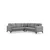 Kristal 2+2 - Light Grey Light Grey Corner Sofa-Bed