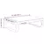 Stalak za monitor crni 37x28x11,5 cm