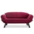Atelier del Sofa Dvosed na razvlačenje Genzo 177x87x75cm Bordo