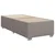 Vidaxl Box spring postelja z vzmetnico taupe 80x200 cm blago