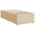 vidaXL vidaXL Posteljni okvir krem 100x200 cm blago, (21292467)