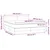 Vidaxl Box spring postelja z vzmetnico LED modra 160x200 cm blago