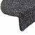Prostirke za stepenice, samoljepljive, 10 kom, 56x17x3 cm, tamno sive, poluokrugle