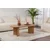 Hanah Home Klub sto Sable, 119x40x60cm, Braon
