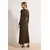 Trendyol Modest Ženska haljina Tctss26Eb00015, Smeđa