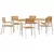 Vrtni set za objed 7 pcs