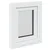 vidaXL Okno za klet RISOR 50 x 55 cm PVC in steklo