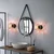 Opviq Zidna lampa Benek-15-14393, 15x18x15cm, IP20, Crna