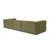 Atelier del Sofa Ugaona garnitura Fora 296x66x185cm Zelena