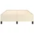 Vidaxl Posteljni okvir krem 120x200 cm umetno usnje