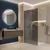 Stena za prhanje Rea Flexi Grey/Chrome 80