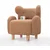 Atelier del Sofa Dečija fotelja Juano Teddy, 55x61x55 cm, Braon