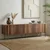 Hanah Home TV komoda Nexus, 180 cm, travertin / orah Barok / zlatna