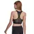 Športni modrček URBAN CLASSICS - Tech Mesh Zipped Bra - črna - TB2029