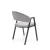 eoshop Oblazinjen jedilni stol K473, siva