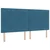 vidaXL vidaXL Vzglavje Gumb Tufted Temno Modro 200 cm Žamet, (22052667)
