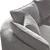 Atelier del Sofa Ugaona garnitura na razvlačenje Venedik Left, 317 x 163.5 x 71 cm, Siva