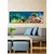 Wallity Slika na platnu sa LED osvetljenjem 30x90cm