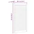 Ormarna vrata Prirodna 110 x 2,1 x 59,5 cm Čvrsto borovo drvo