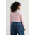 Trendyol Curve Ženska bluza Tbbaw26Af00109, Roze