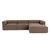 Atelier del Sofa Ugaona garnitura Mora XL 320x69x180cm Braon