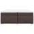 Vidaxl Box spring postelja z vzmetnico temno rjav 200x200 cm blago