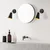 Opviq Evander 13191 Zidna lampa, Crna