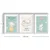 Wallity slika 3P3853BCT-001, 3 dijela, 53 x 118 cm