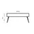 Hanah Home Klub sto Viva 2 110x45x60?cm Bež-Zeleni