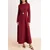 Trendyol Modest Ženska haljina Tctss26Eb00125, Bordo