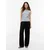 TOMMY HILFIGER Top svetlo modra/črna/bela