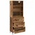 Highboard s ladicama 2 pcs Staro drvo Konstruirano drvo