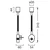 Osram - Fleksibilna zidna lampa PLUG TUBE FLEX 1xGU10/5W/230V bela